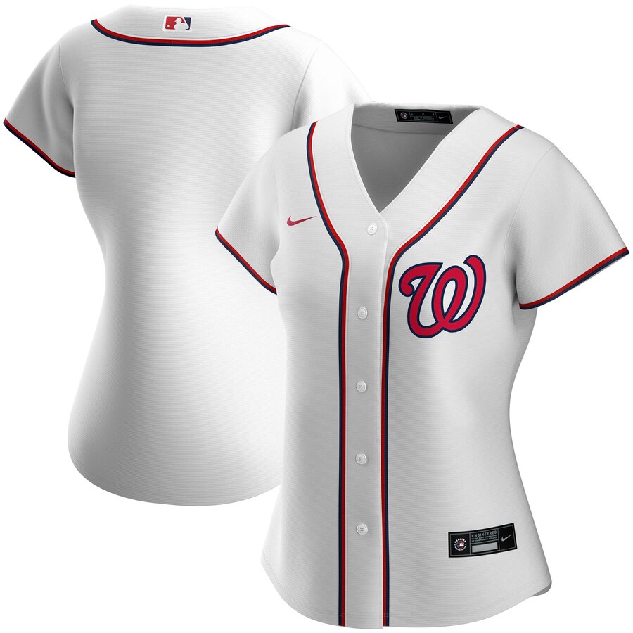 Washington Nationals Nike Women's Home 2020 MLB Team Jersey White